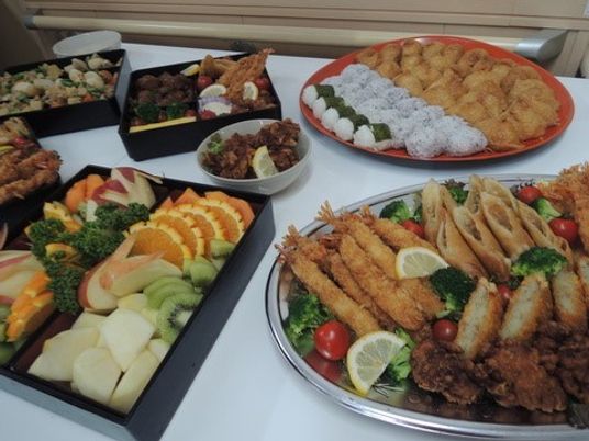 彩り豊かな食事提供