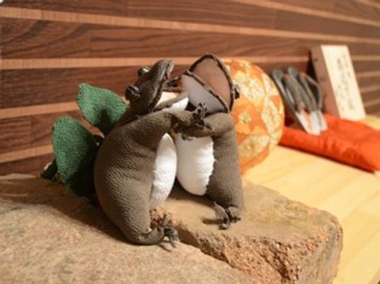 手作りのぬいぐるみ飾り