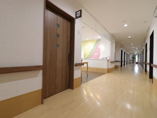 清潔感のある廊下