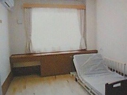シンプルな個室の居室