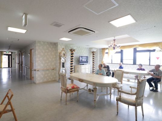 居室内ラウンジの様子