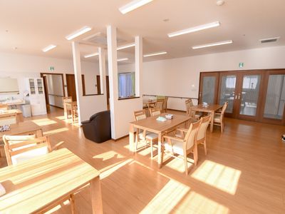 日差しが入る明るいダイニング