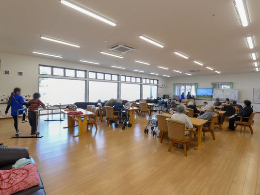 共有スペースでの日常風景