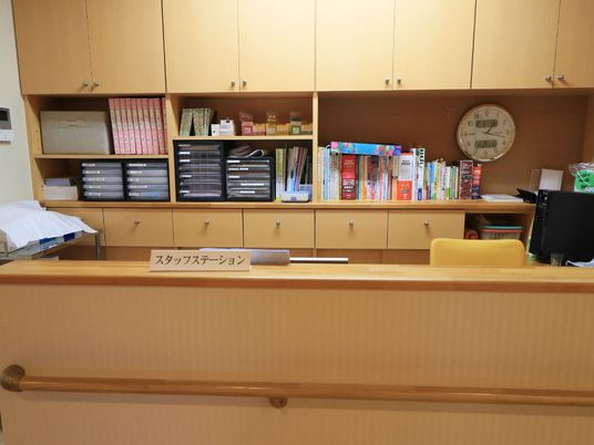 整理整頓されたカウンター 