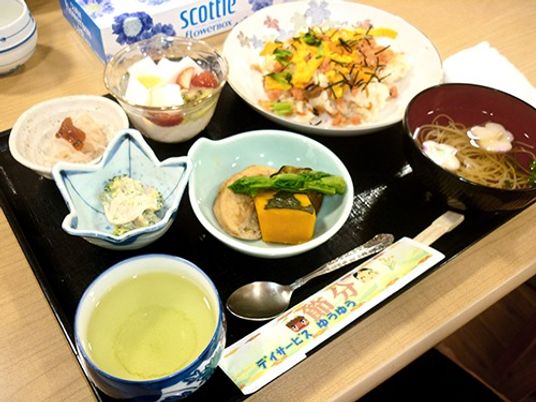 和食の食事セット