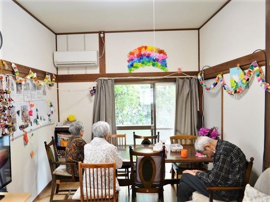 居室の日常風景