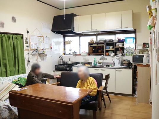 共有リビングの一コマ