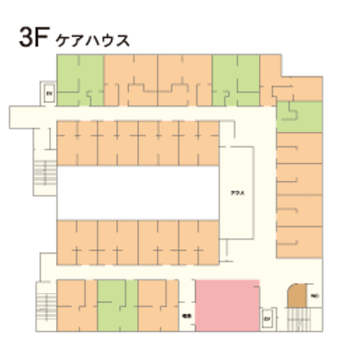 3階フロアの間取り図