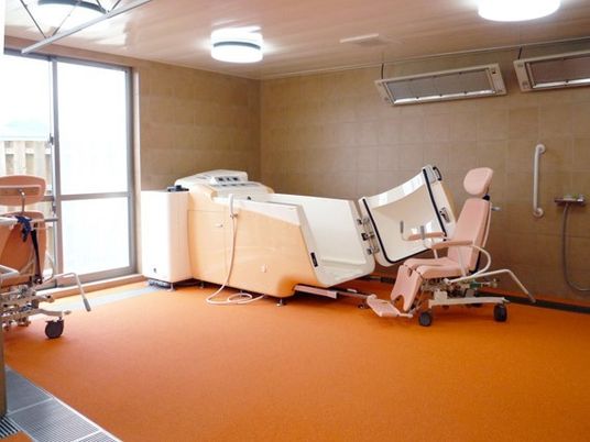 設備の整った浴室