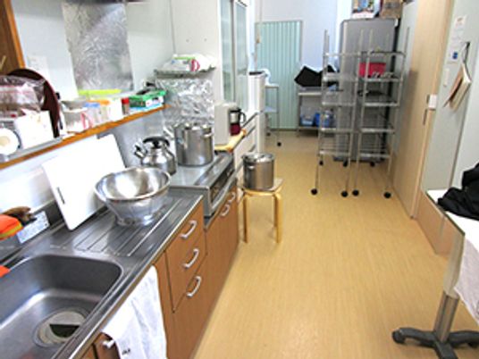 清潔なキッチンの様子