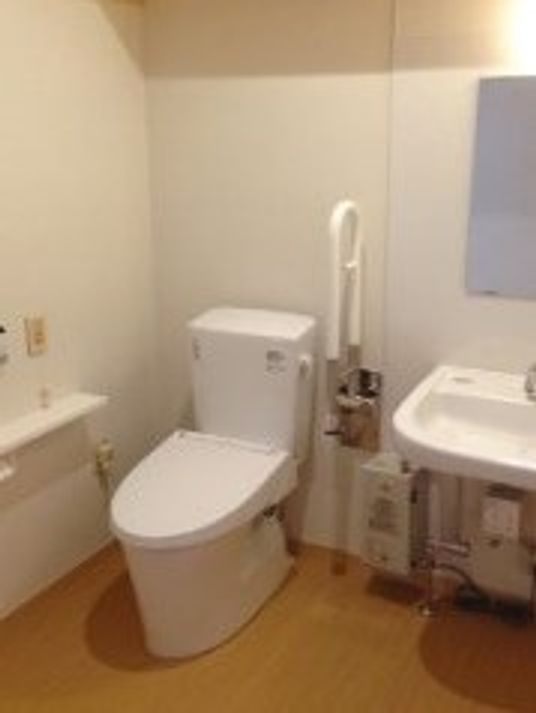 清潔なトイレ施設