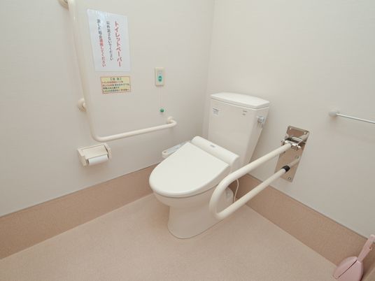 バリアフリーのトイレ