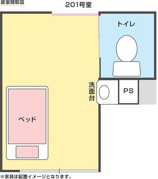 居室の配置図面