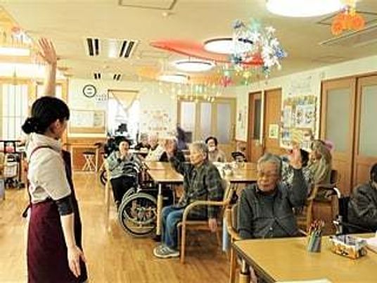 活気溢れる共有スペース