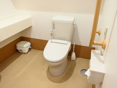 手すり付トイレの様子