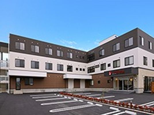 新築っぽい施設の外観 