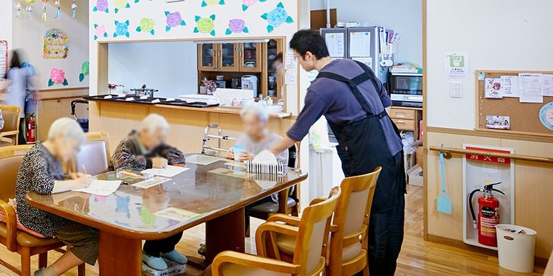 楽しげな共有スペース