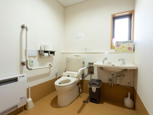 清潔なトイレ設備