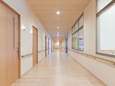 清潔な廊下の風景