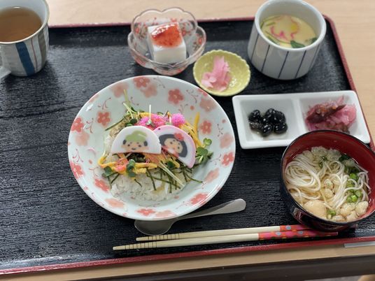 彩り豊かな和食の食膳