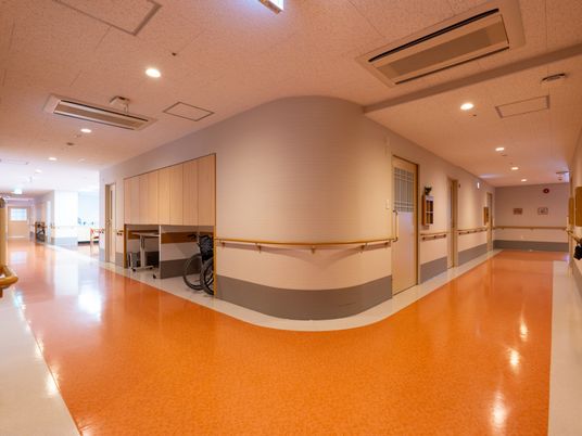 広々とした廊下