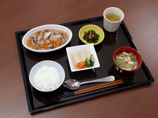 和風の健康的な食事