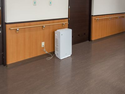 清潔な廊下の一角