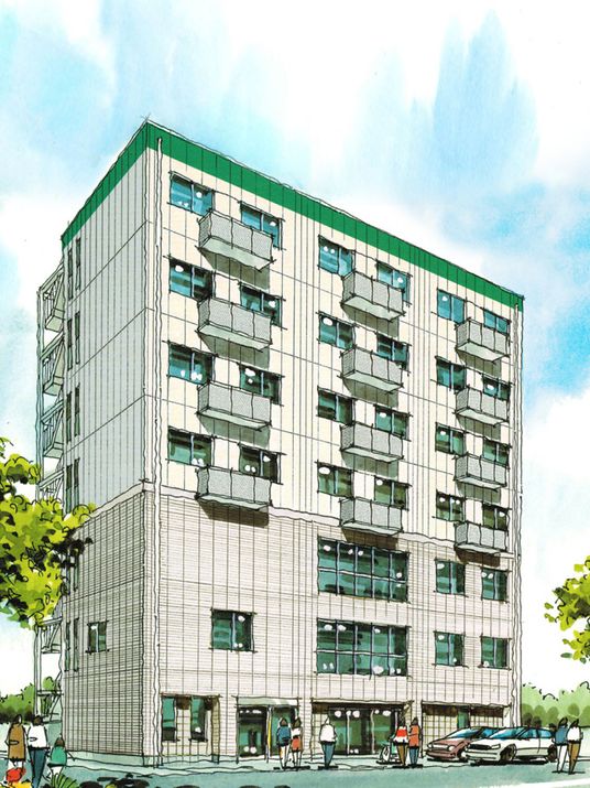 緑溢れる施設外観