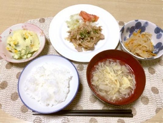 バランスよい和食の一例
