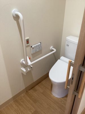 安全設計のトイレ