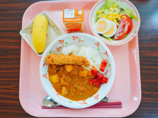 栄養バランスの取れた食事提供
