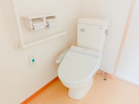 バリアフリー設計のトイレ