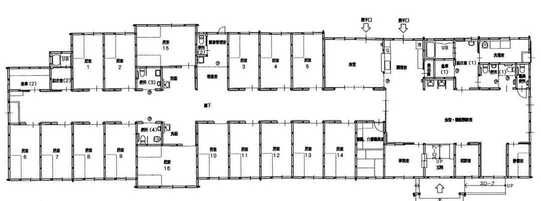 建物の間取り図