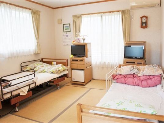 温かみのある居室風景