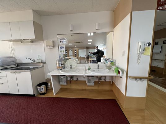 共用キッチンの応対