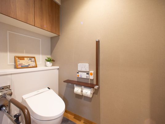 清潔感のあるトイレ空間