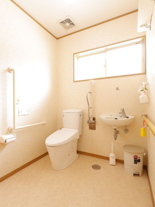 清潔なトイレの環境