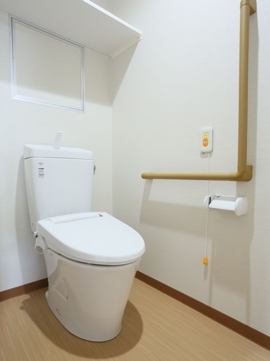 清潔なトイレの設備