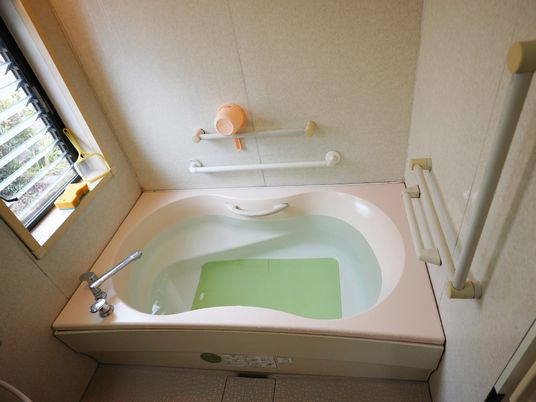 ケアの行き届いた浴室