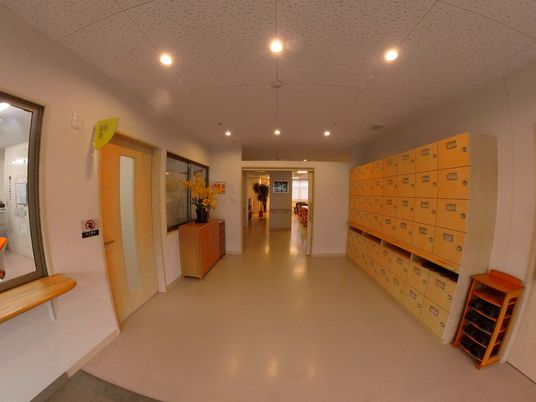 配慮された廊下デザイン