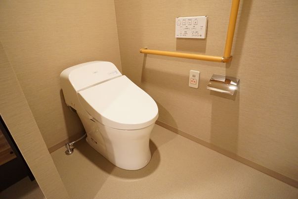 清潔なトイレの設備