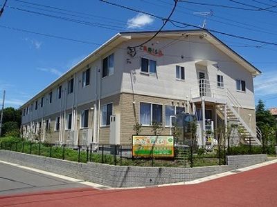 温かみのある施設外観