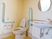清潔なトイレ設備