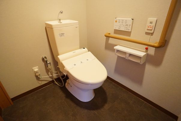 清潔なトイレ設備
