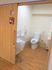 清潔なトイレの様子