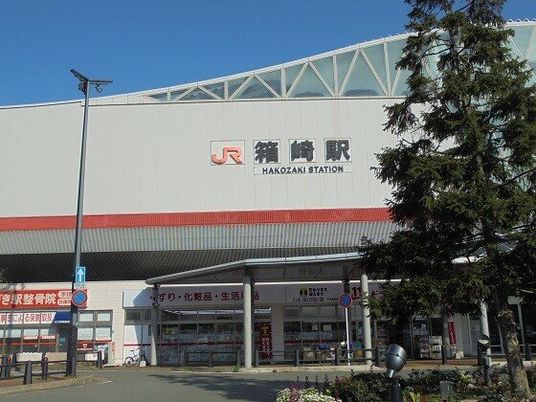 駅前風景