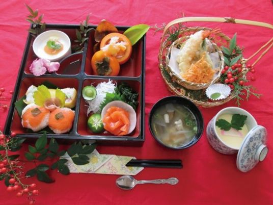 色鮮やかな手作り料理
