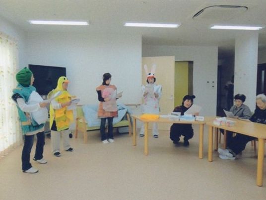 仮装をしたイベントの様子