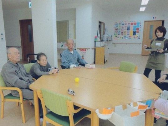 活動中の多目的室
