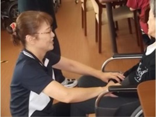 スタッフと利用者の交流